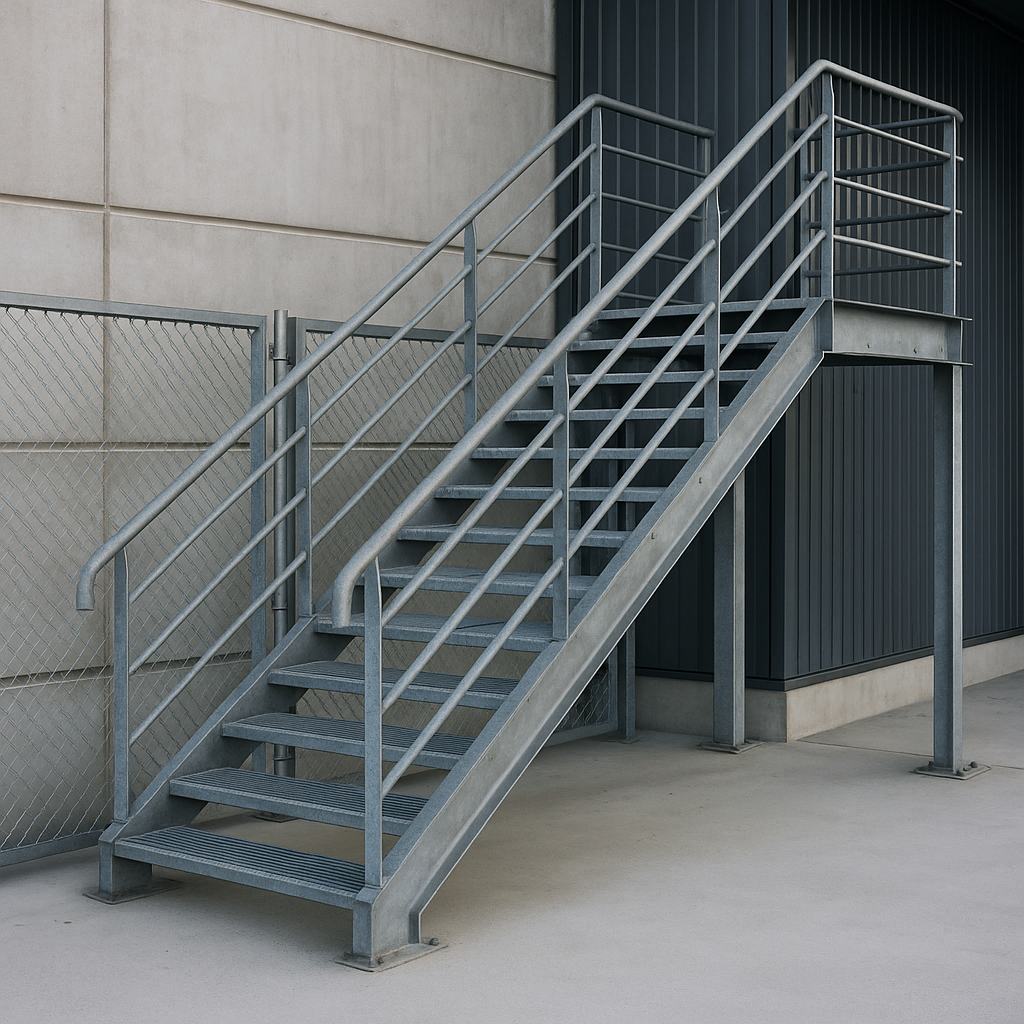 Lépcsők és fémszerkezetek